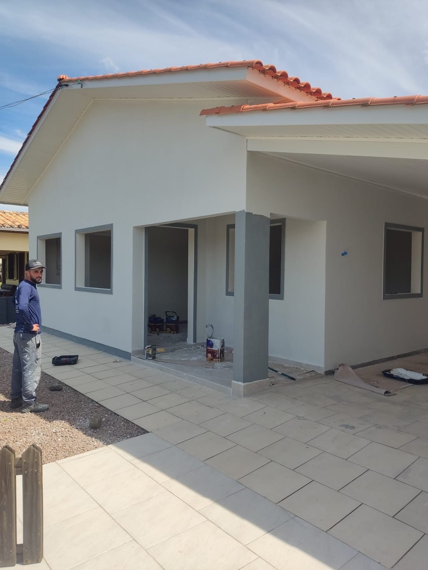 Equipe em obra